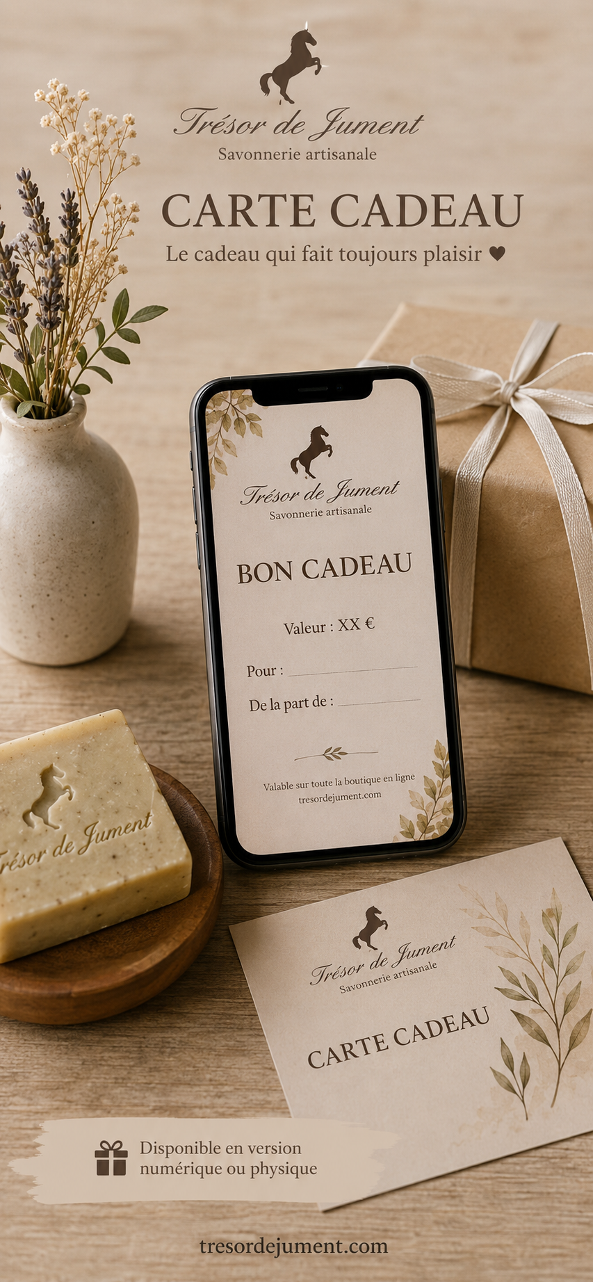Carte cadeau numérique 75€